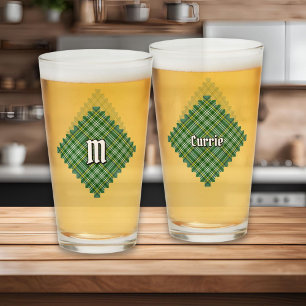 Klan Currie Tartan Glaskopp