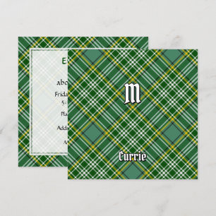 Klan Currie Tartan-inbjudan Inbjudningar