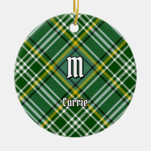 Klan Currie Tartan Julgransprydnad Keramik