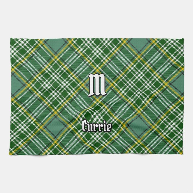 Klan Currie Tartan Kökshandduk (Horisontell)