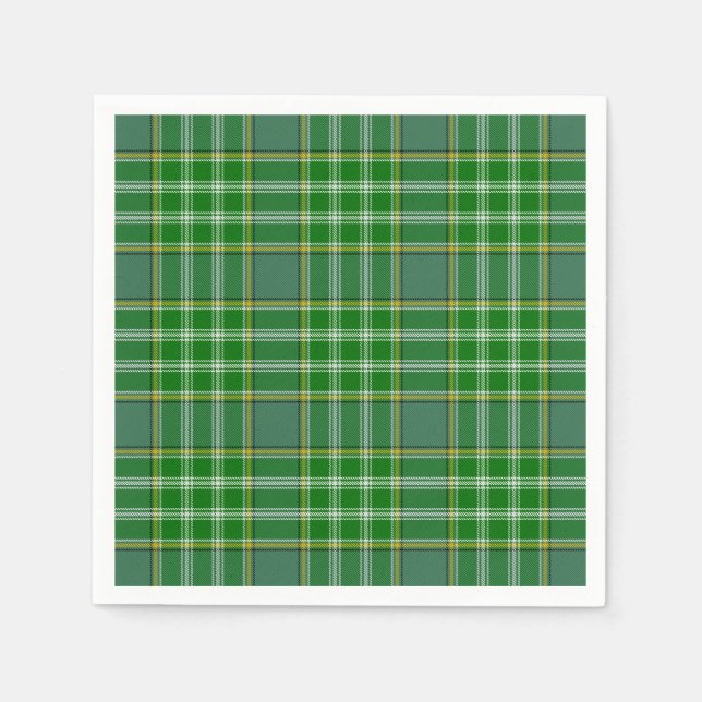 Klan Currie Tartan Pappersservett (Framsidan)