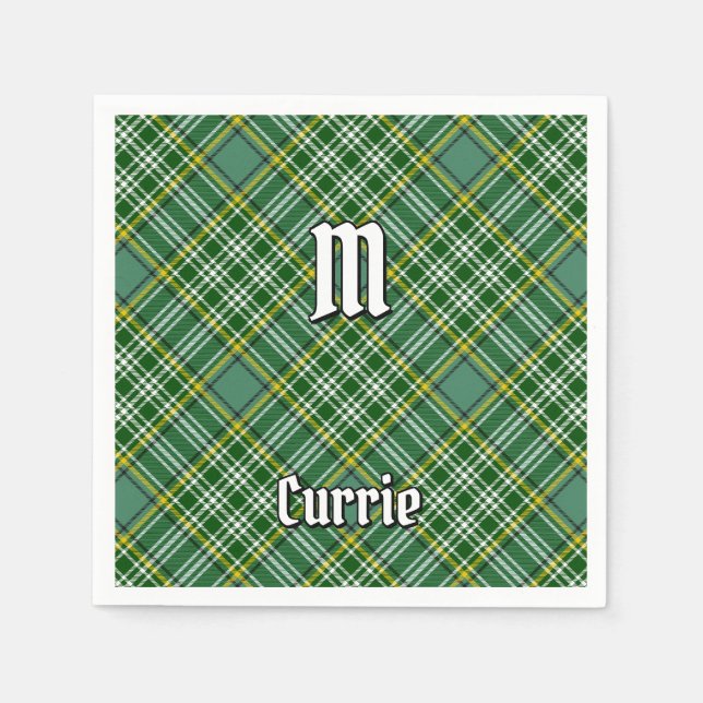 Klan Currie Tartan Pappersservett (Framsidan)