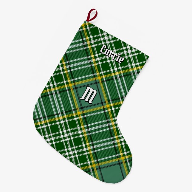 Klan Currie Tartan Stor Julstrumpa (Framsidan (Hängande))