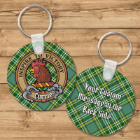 Klan Currie Tupp Vapensköld över Tartan