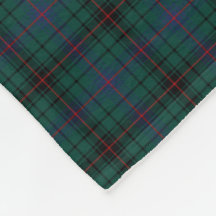 Klan Davidson Mörk grönt Tartan