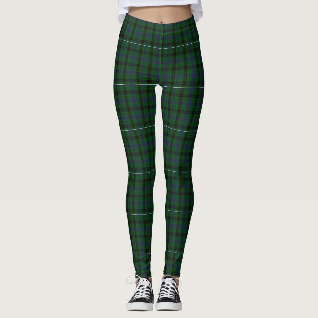 Klan Davidson Tartan Leggings (Framsida)