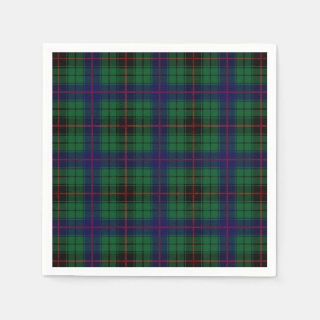 Klan Davidson Tartan Pappersservett (Framsidan)