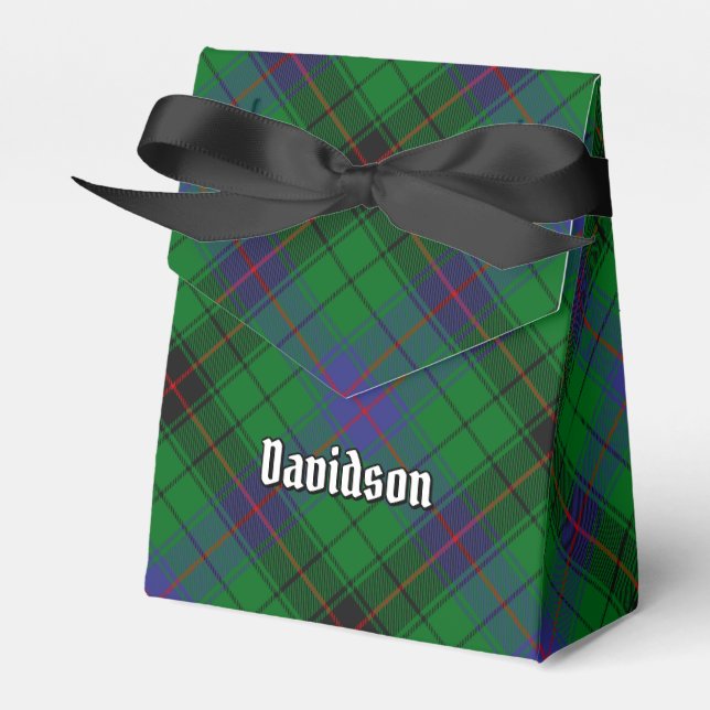 Klan Davidson Tartan Presentaskar (Framsidan Sidan)