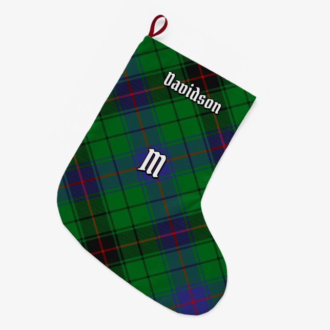Klan Davidson Tartan Stor Julstrumpa (Framsidan (Hängande))