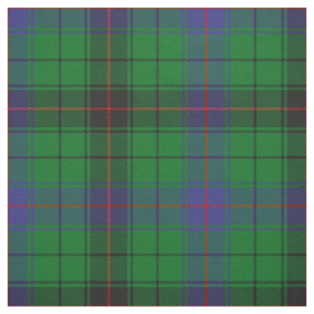 Klan Davidson Tartan Tyg (Provkarta)