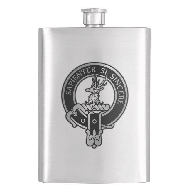 Klan Davidson Vapensköld-kolv Fickplunta (Framsidan)