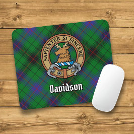 Klan Davidson Vapensköld över Tartan Musmatta