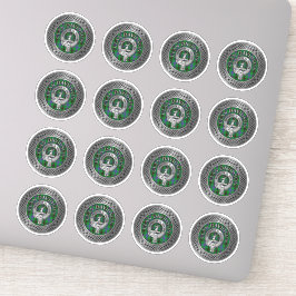 Klan Davidson Vapensköld & Tartan Knot Klistermärken