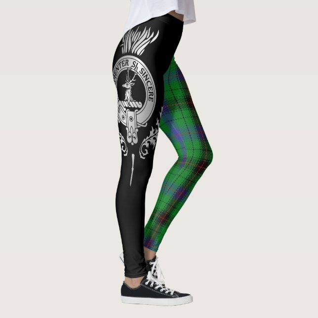 Klan Davidson Vapensköld & Tartan Leggings (Höger)
