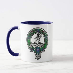 Klan Davidson Vapensköld & Tartan Mugg