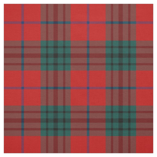 Klan Denny Tartan Red Play Tyg (Provkarta)