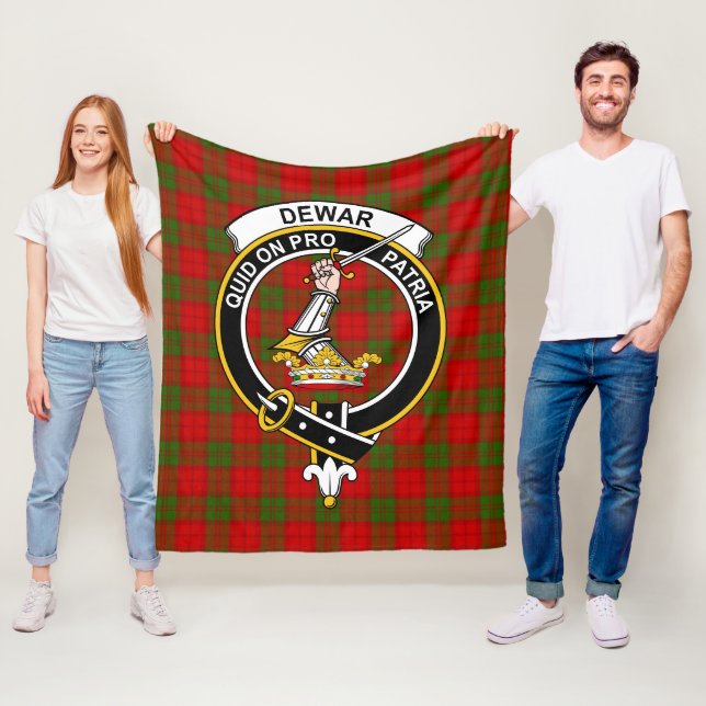 Klan Dewar Tartan Play Fleecefilt (På plats)