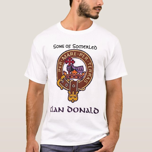 Klan Donald/MacDonald av Glencoe Tee Shirt (Framsida)