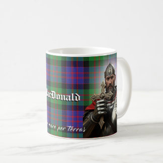 Klan Donald MacDonald Tartan Motto Kaffemugg