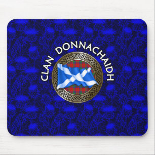 Klan Donnachaidh Robertson Tartan Knot & Flagga Musmatta