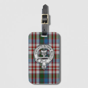 Klan Donnachaidh (Robertson) Vapensköld & Dress Ta Bagagebricka