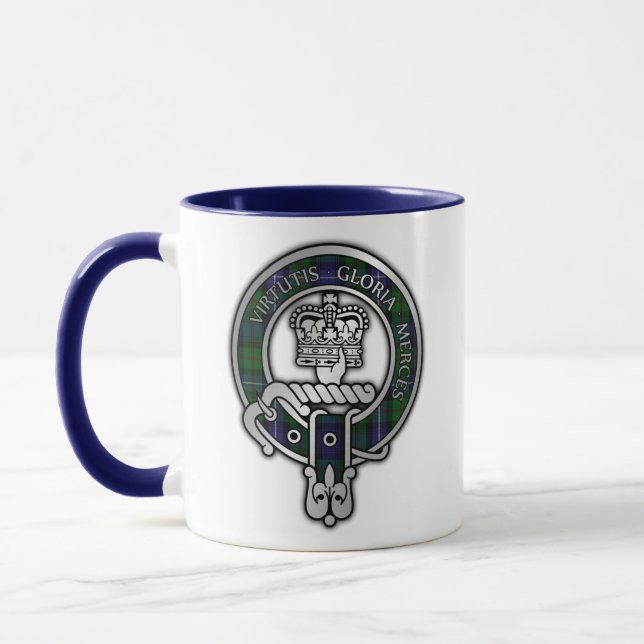 Klan Donnachaidh (Robertson) Vapensköld /Hunting T Mugg (Vänster)