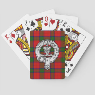 Klan Donnachaidh (Robertson) Vapensköld & Tartan Casinokort