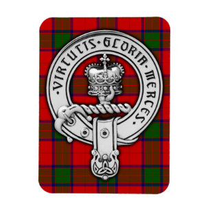 Klan Donnachaidh (Robertson) Vapensköld & Tartan Magnet
