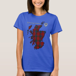 Klan Donnachaidh (Robertson) Vapensköld & Tartan T Shirt