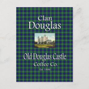 Klan Douglas Old Douglas Castle Coffee Co. Vykort