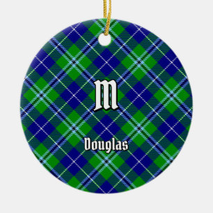Klan Douglas Tartan Julgransprydnad Keramik