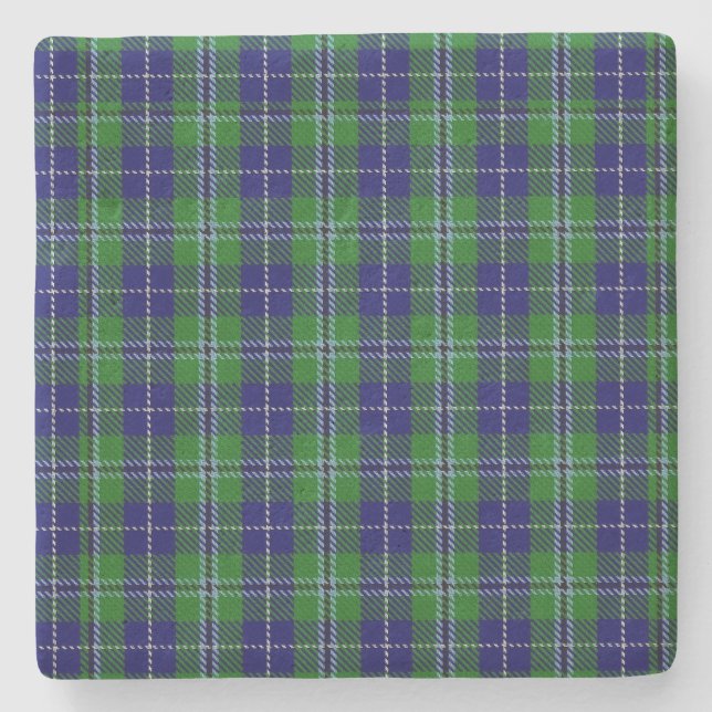 Klan Douglas Tartan Play Stone Underlägg (Framsidan)