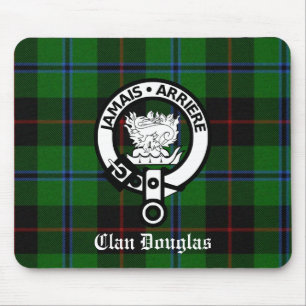 Klan Douglas Tartan Vapensköld Musmatta