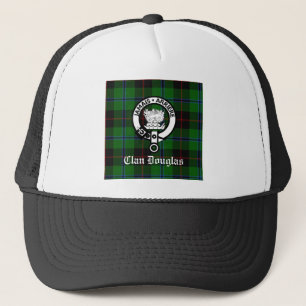 Klan Douglas Tartan Vapensköld Truckerkeps