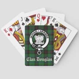 Klan Douglas Vapensköld Badge & Tartan Casinokort