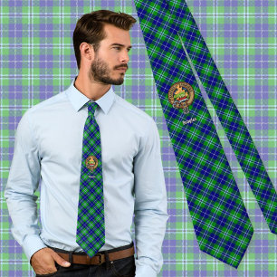 Klan Douglas Vapensköld över Tartan Slips