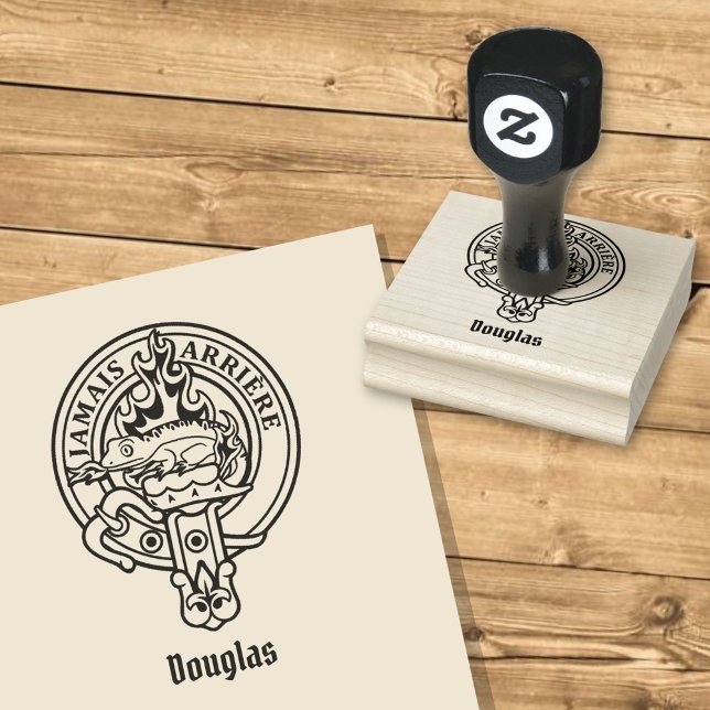 Klan Douglas Vapensköld Rubber Frimärke Stämpel (Skapare uppladdad)