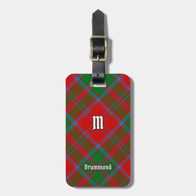 Klan Drummond Tartan Bagagebricka (Vertikal Framsida)