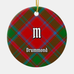 Klan Drummond Tartan Julgransprydnad Keramik