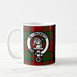 Klan Dunbar Tartan & Vapensköld Badge Kaffemugg