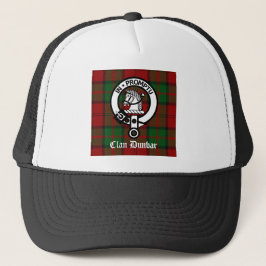 Klan Dunbar Tartan & Vapensköld Badge Keps