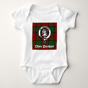 Klan Dunbar Tartan & Vapensköld Badge T-shirt