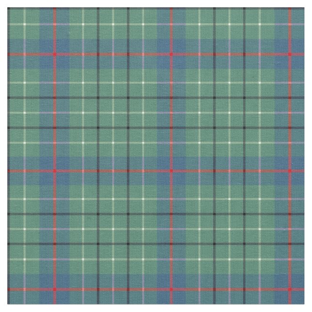 Klan Duncan Ancient Tartan Tyg (Närbild)