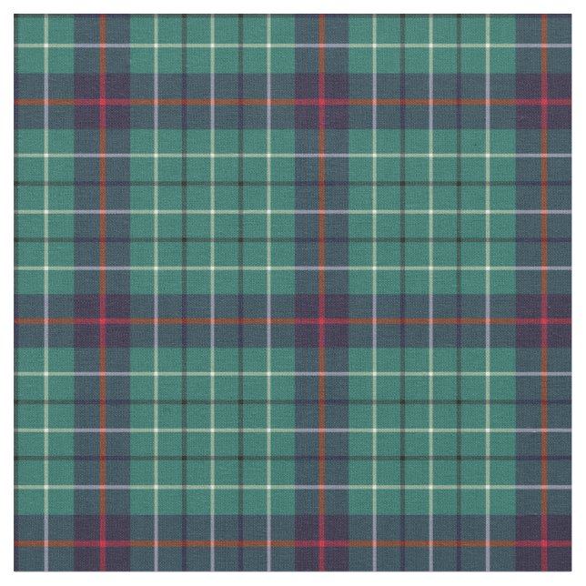 Klan Duncan Modern Tartan Tyg (Närbild)