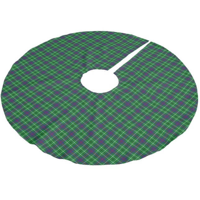 Klan Duncan Tartan Julgransmatta Borstad Polyester (Vinklad)