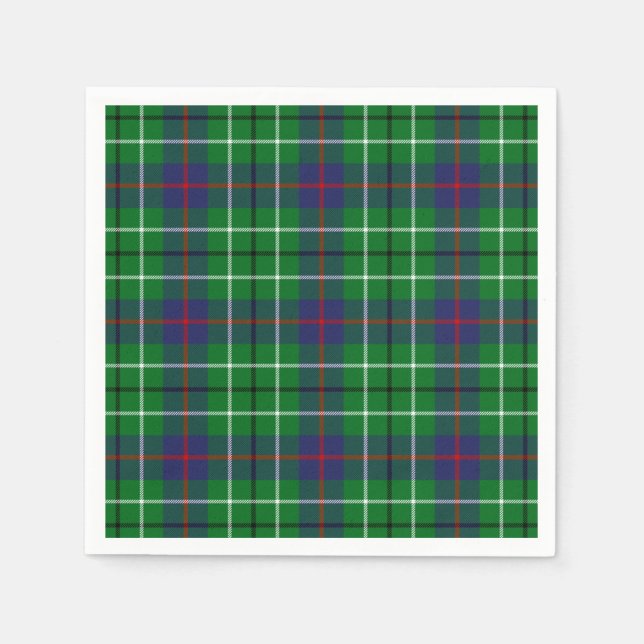 Klan Duncan Tartan Pappersservett (Framsidan)
