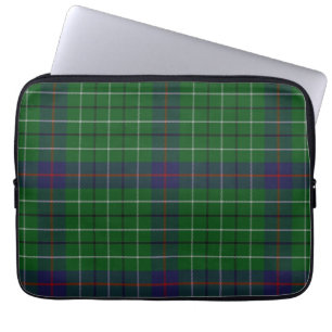 Klan Duncan Tartan Play Cover för bärbara datorer Laptop Fodral
