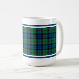 Klan Dundas Tartan Grönt och Blue Play Kaffemugg