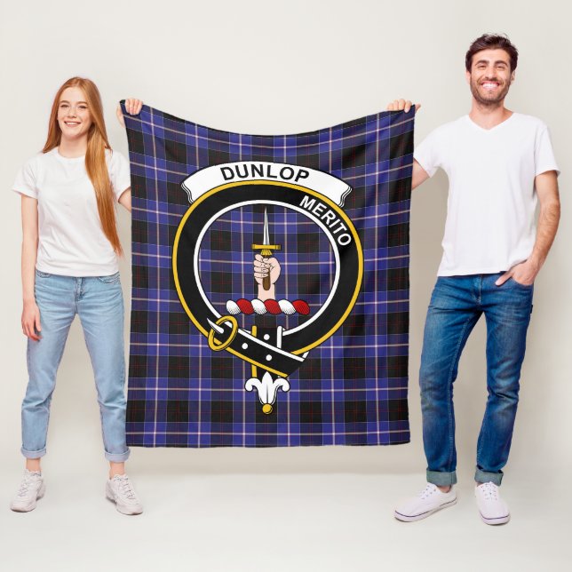 Klan Dunlop Tartan Play Fleecefilt (På plats)