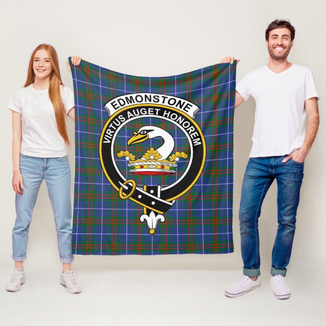Klan Edmonstone Tartan Play Fleecefilt (På plats)